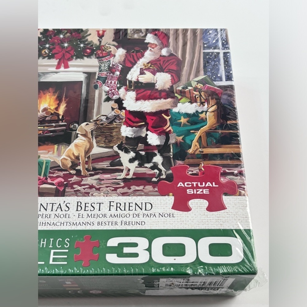 Eurographics Santa's Best Friend 300 Piece Puzzle ๐ - Picture 2 of 9